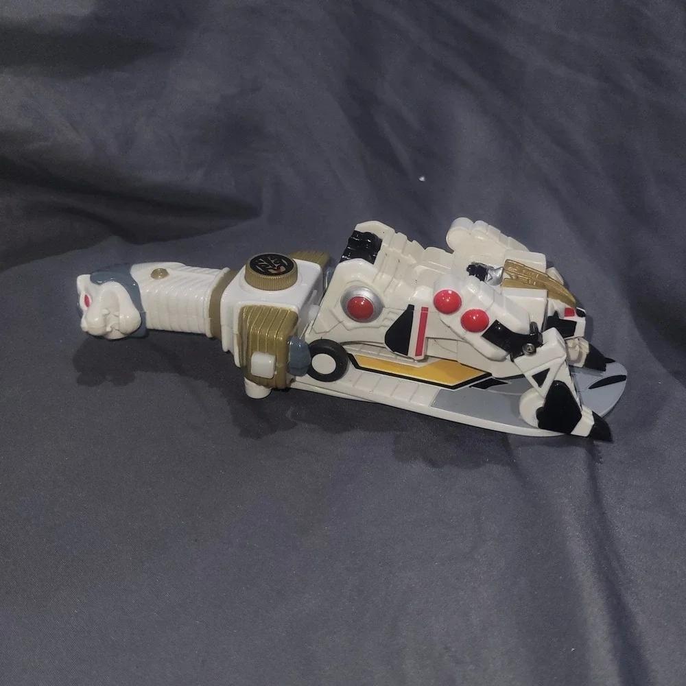VTG MMRP POWER RANGERS WHITE SABAN EMPIRE1994 SWORD LAUNCHER W/ TIGERZORD